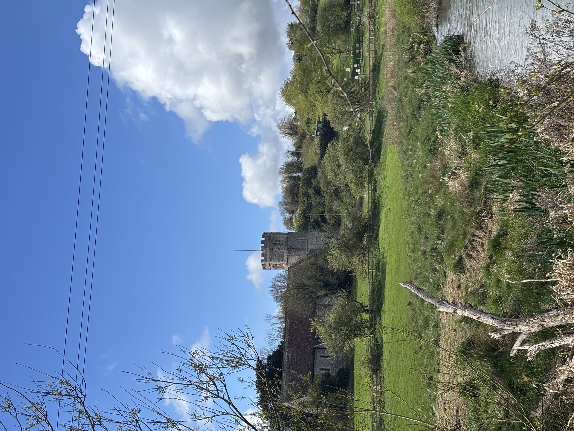 Church and River Lambourn