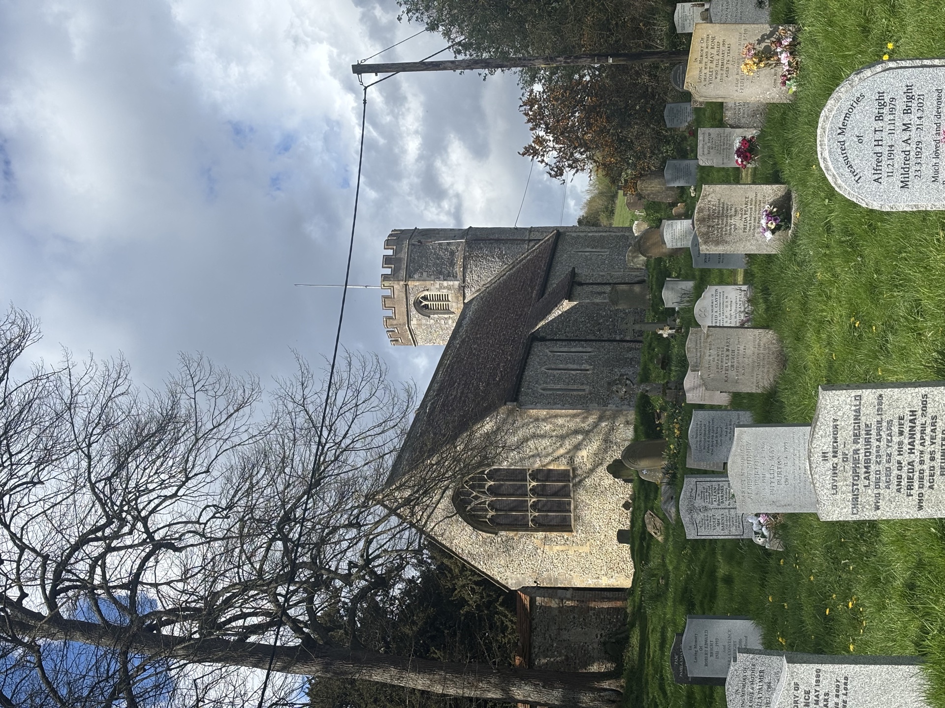 Church from Graveyard